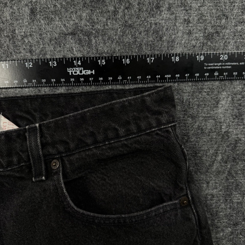 Vintage 1994 Levis 550 Jeans Mens 38x30 Black Relaxed Tapered USA Denim - Picture 6 of 13